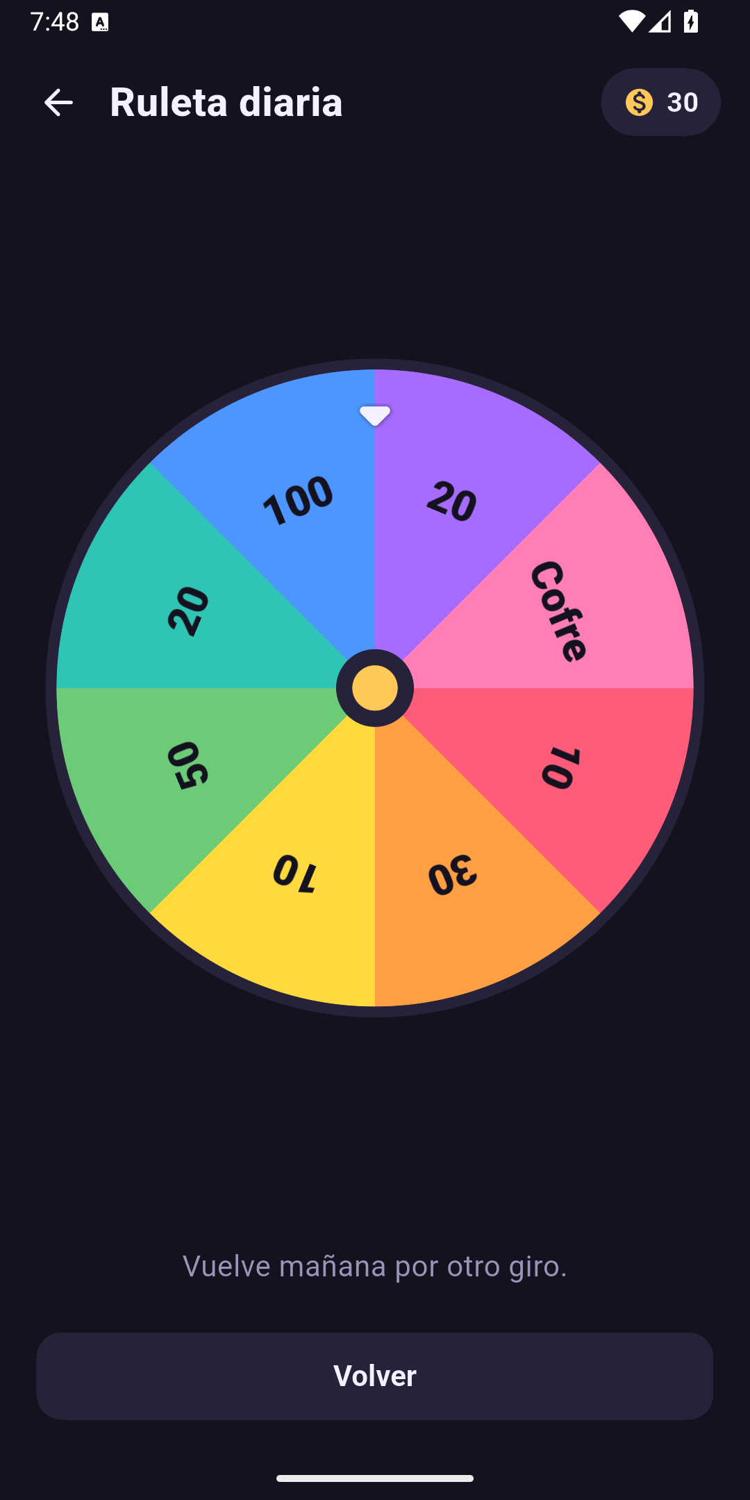 La ruleta diaria